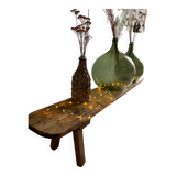 Wood bench