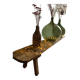 Wood bench