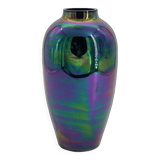 Vintage mercurized ceramic vase