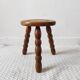 Vintage 1960s tripod stool
