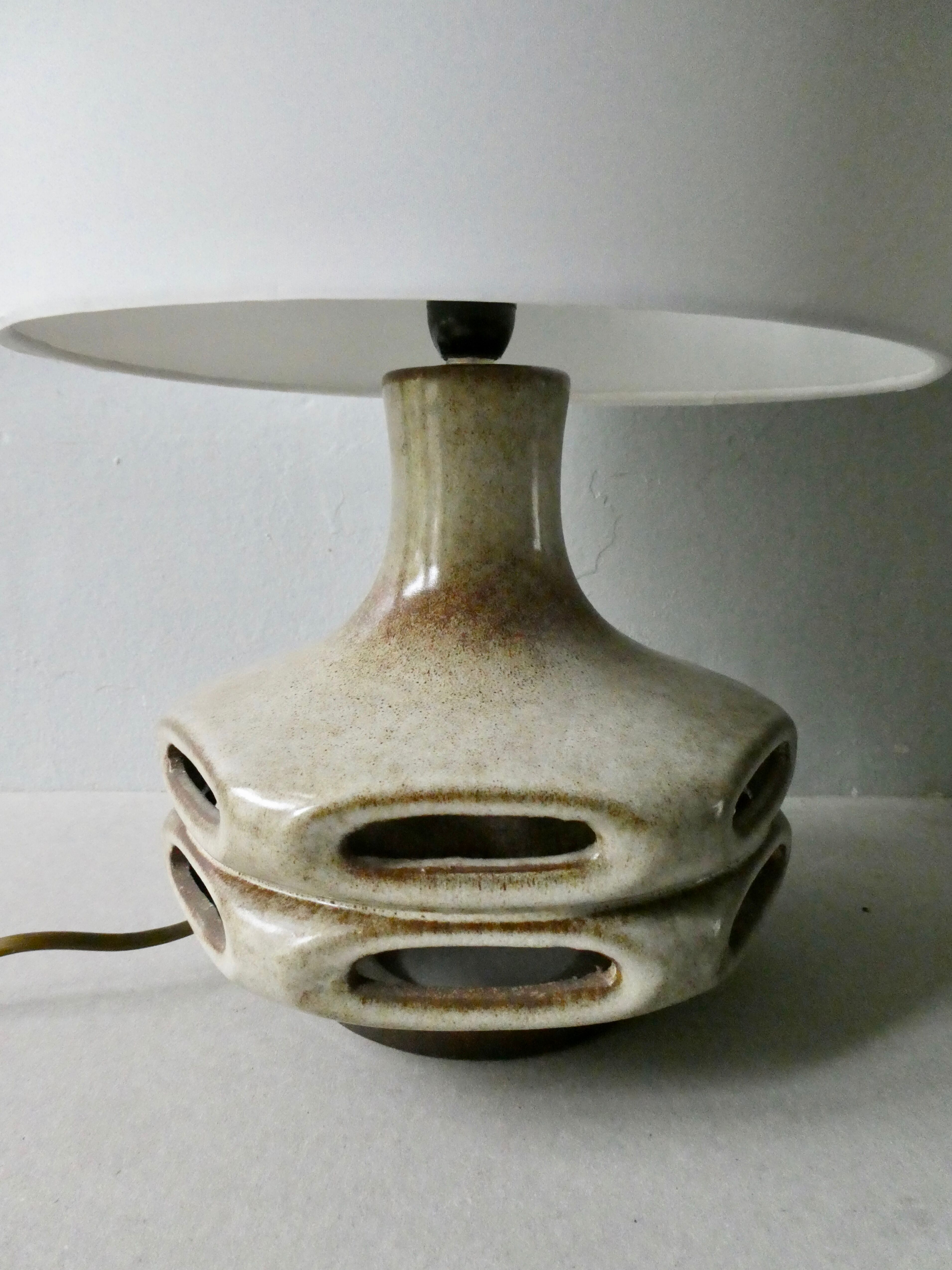 Stein Keramik open ceramic lamp, 1960s