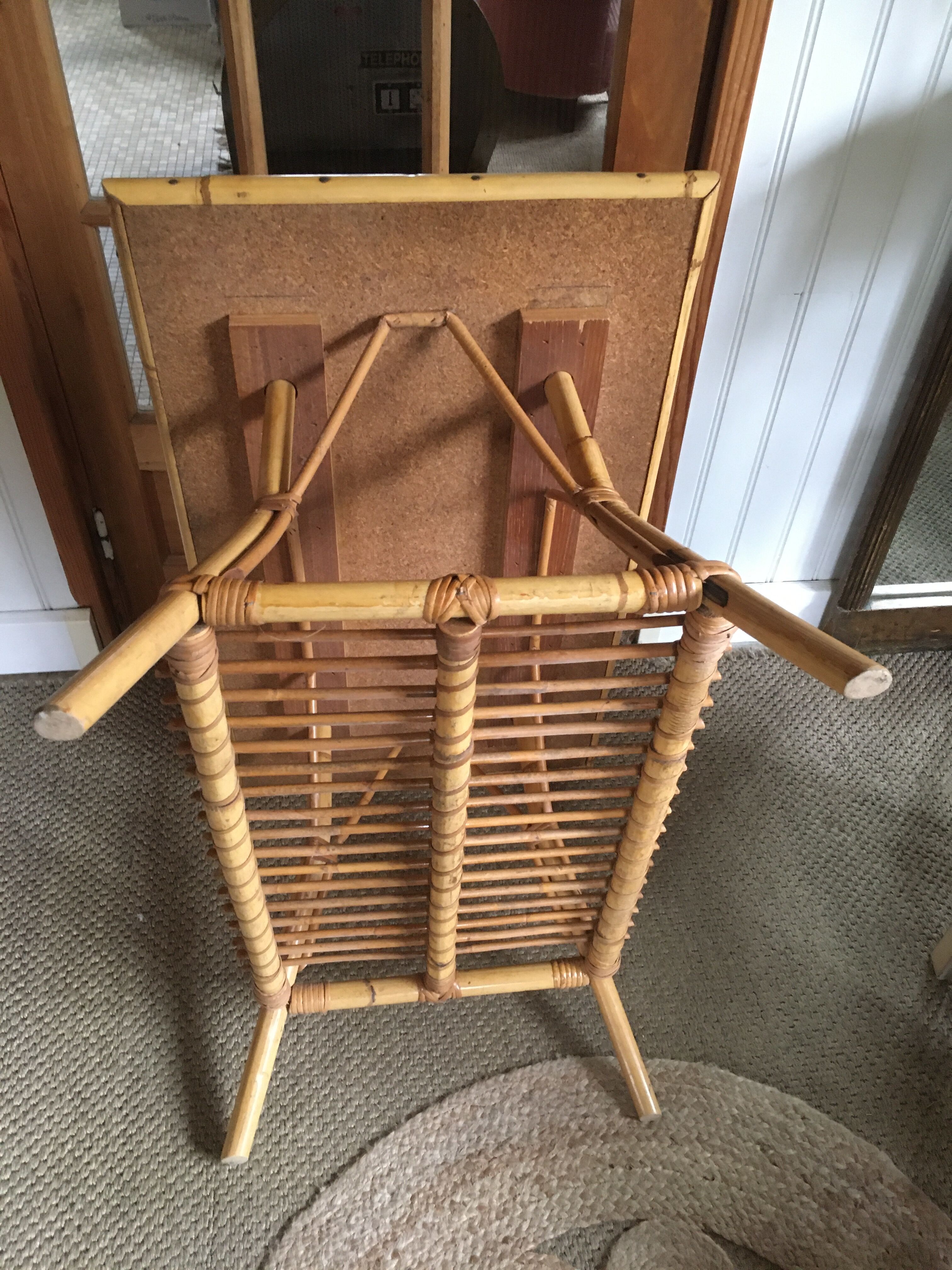 Rattan coffee table