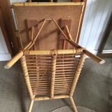 Table basse en rotin