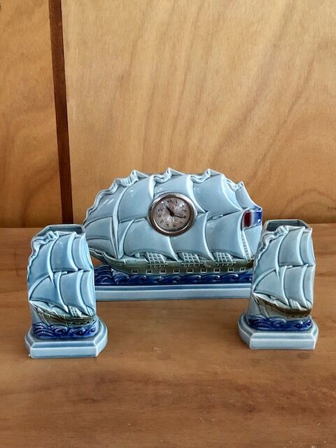 Sailing vases / old fireplace decoration