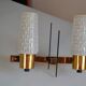 Large double wall sconce Arlus Lunel 1950