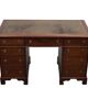 English mahogany desk, 1850s
