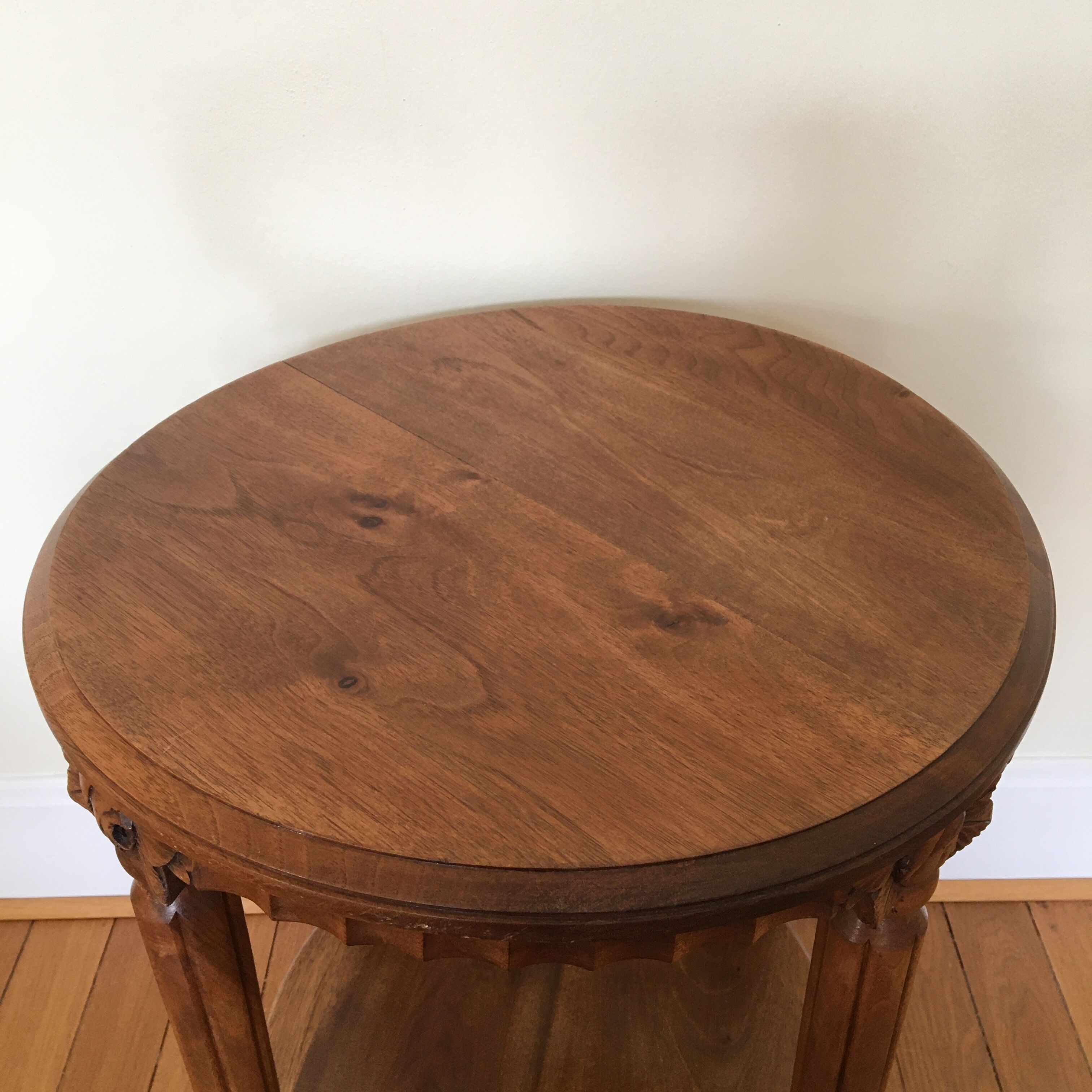 2-level art deco pink side table