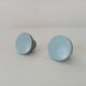 Paire de boutons de meubles vintage en bois