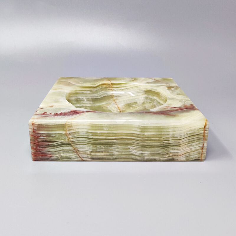 Smoking set in onyx, Made in Italy 1960