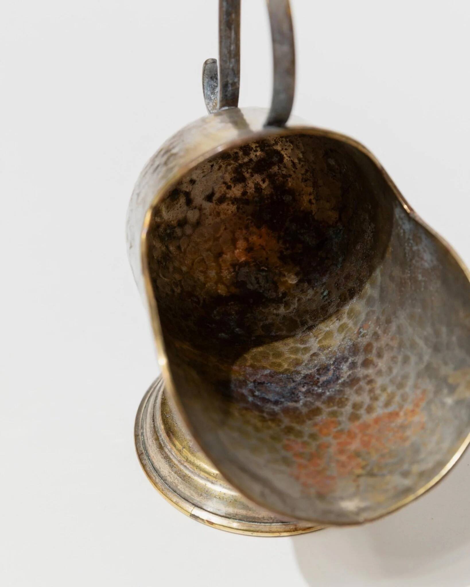 Argent Silver-Plated, Hand-Carved Footed Sugar Box with Dosing Spoon - Italian 1920s Retro Table Decor