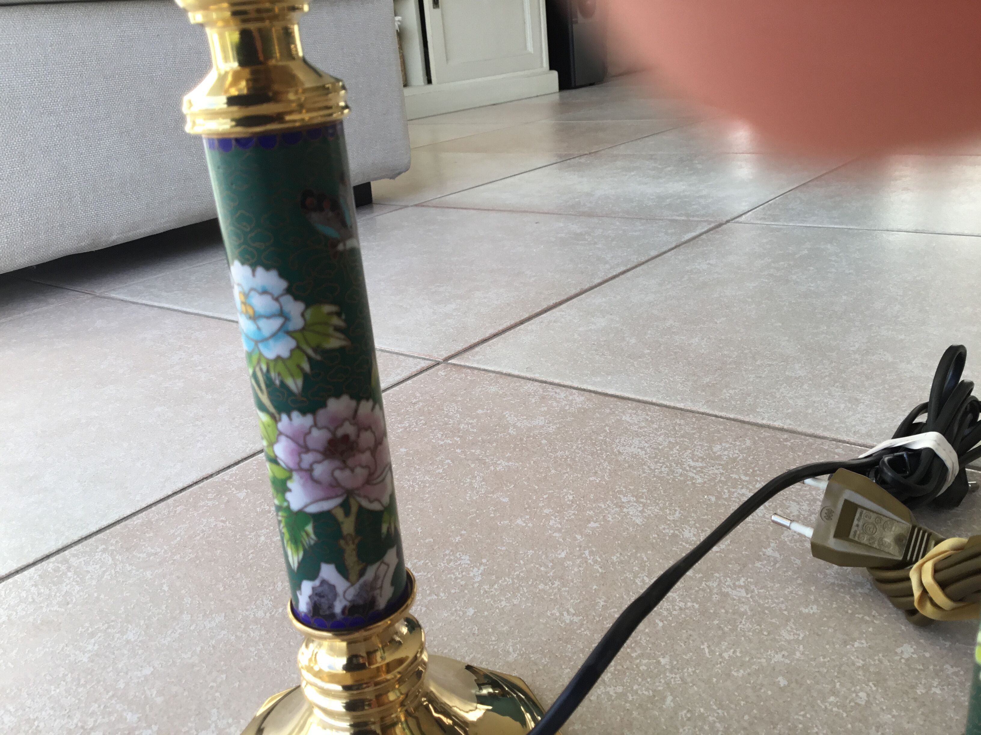 Two lamp bases