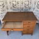 Vintage Desk 1960 / 1970 in Wood with 5 Drawers