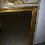 Louis XVI-style trumeau mirror -126x80cm