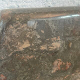 Brown marble coffee table