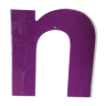 Purple letter "N"