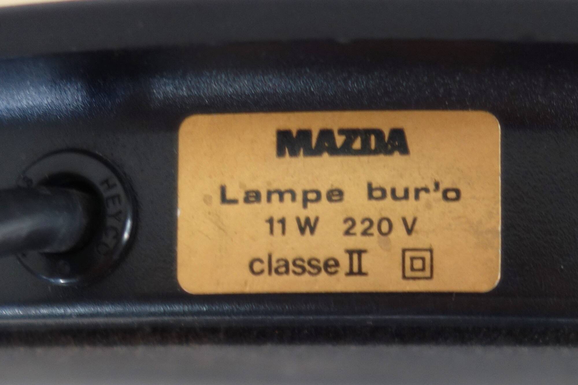 Lampe de bureau Mazda Bur’o vers 1980