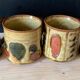 Mugs en céramique vintage