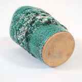 Turquoise lava vase