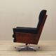 Office leather armchair, Danish design, 1970s, production: Denmark