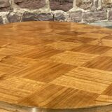 Art Deco pedestal table walnut 1950