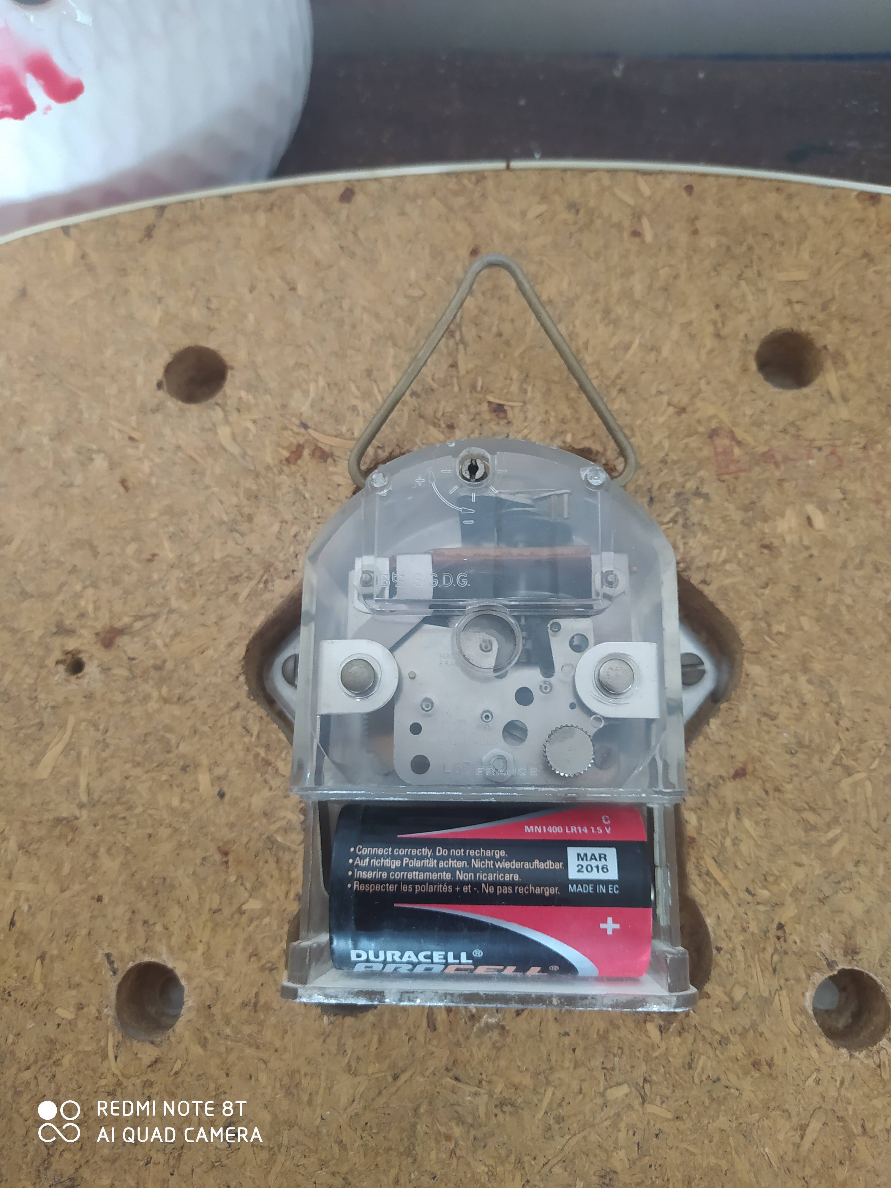 Wall clock jaz transistor france