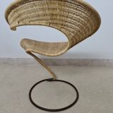 Zest wicker chair by François Liguori for the pescatore studio
