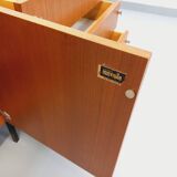 Vintage modernist enfilade ARP Minvielle by Guariche Mortier Motte teak