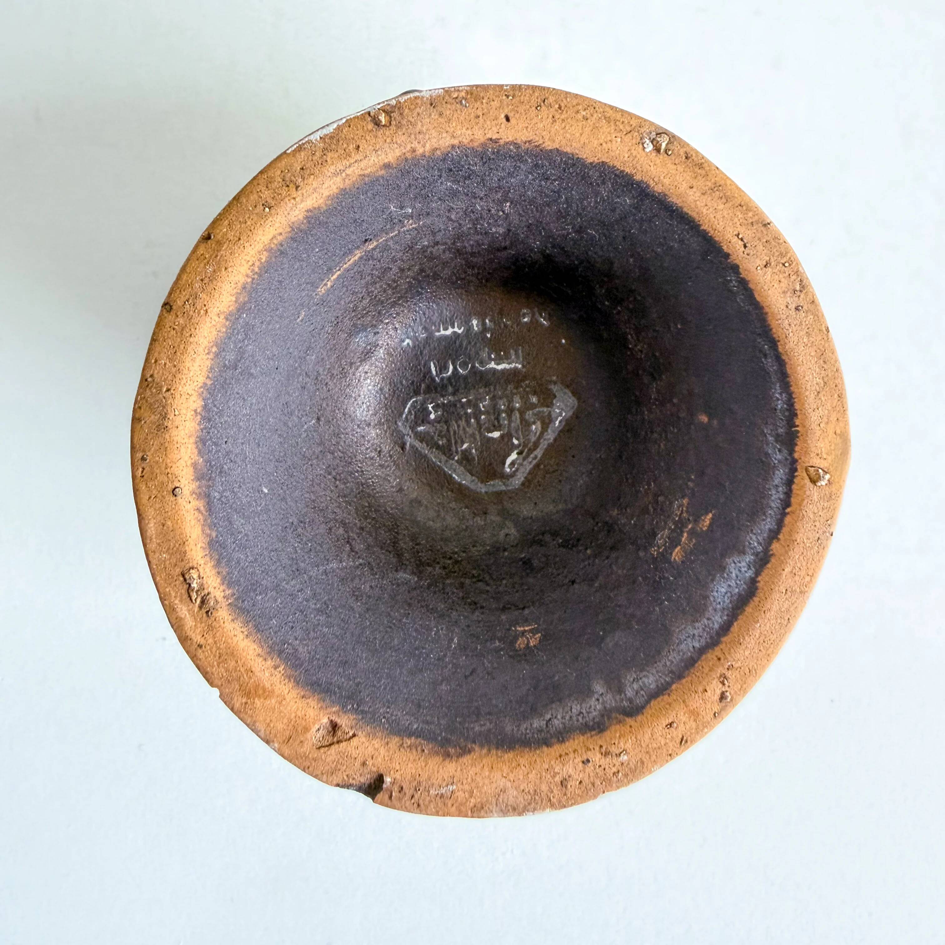 Vintage head cache-pot Strehla ceramics