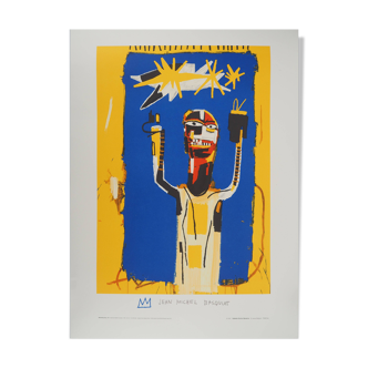 Jean-Michel Basquiat: Welcome Sign, signed lithograph