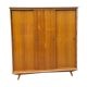 Wooden wardrobe / wardrobe feet compass / 60s