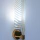 Rare Set of 2 Luxury Barovier e Toso Leaf Wall Light