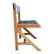 Vintage multicolour Bauhaus-style wooden chair