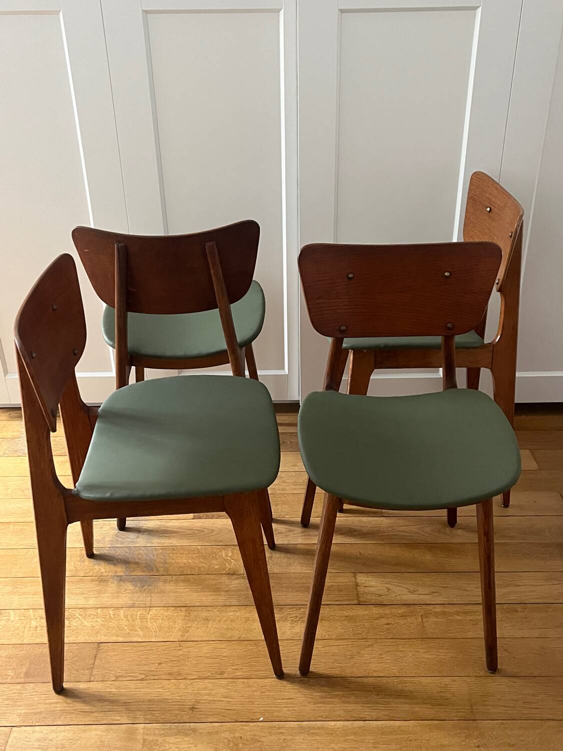 Set of 4 50s chairs
