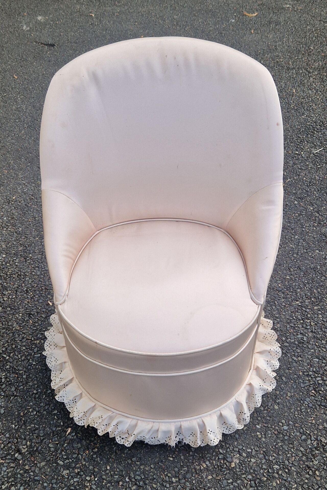 vintage fabric seat