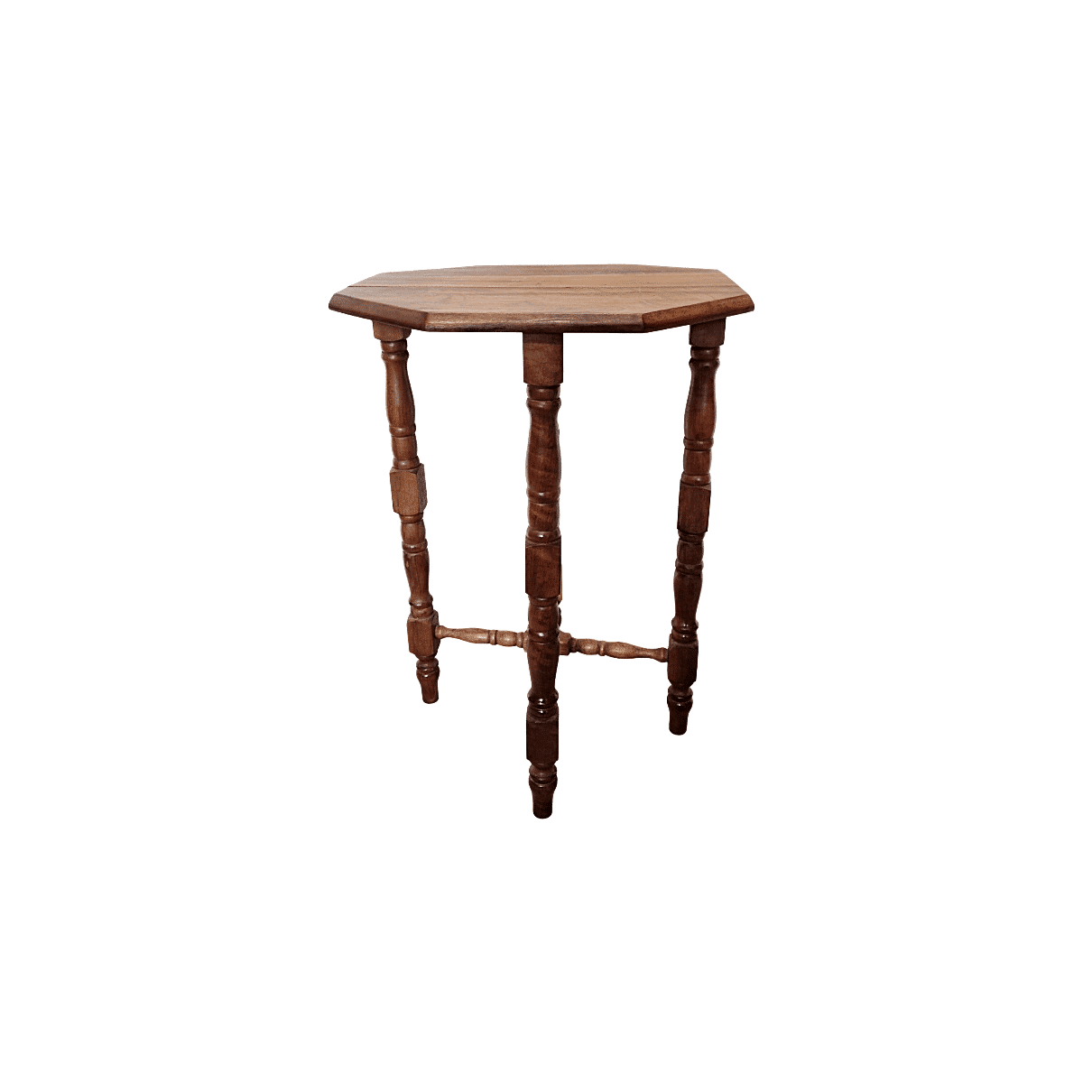 Vintage teak drop-leaf side table