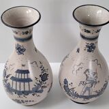 Pair of vintage Vases Maioliche Deruta