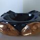 Glazed ceramic crab, M Caugant.