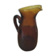 Vintage pitcher in amber glass
