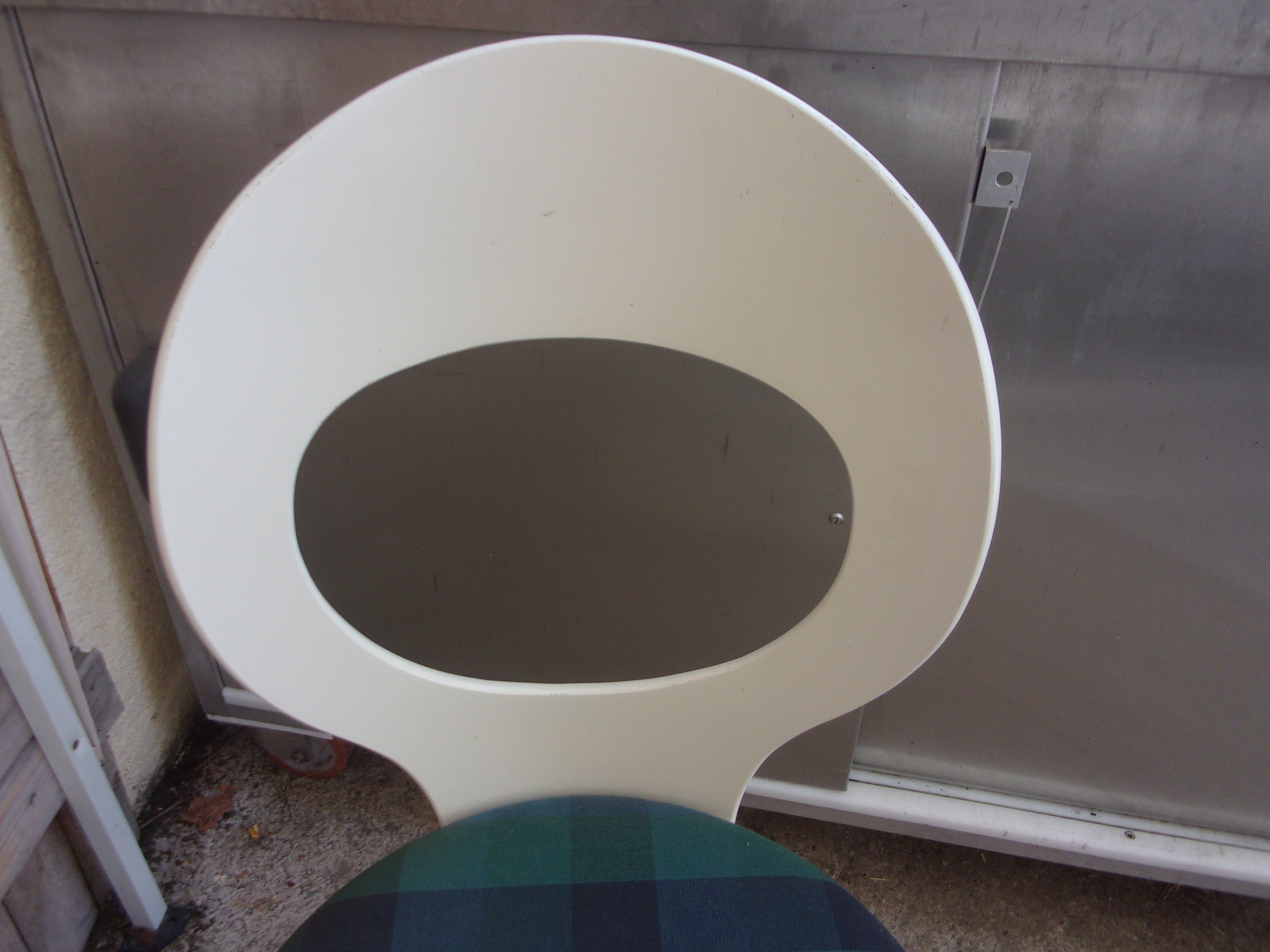 White bauman chair 1970