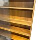 Vitrine/armoire de rangement vintage en bois et verre