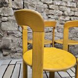 Lot of vintage bruno rey 1970" chairs