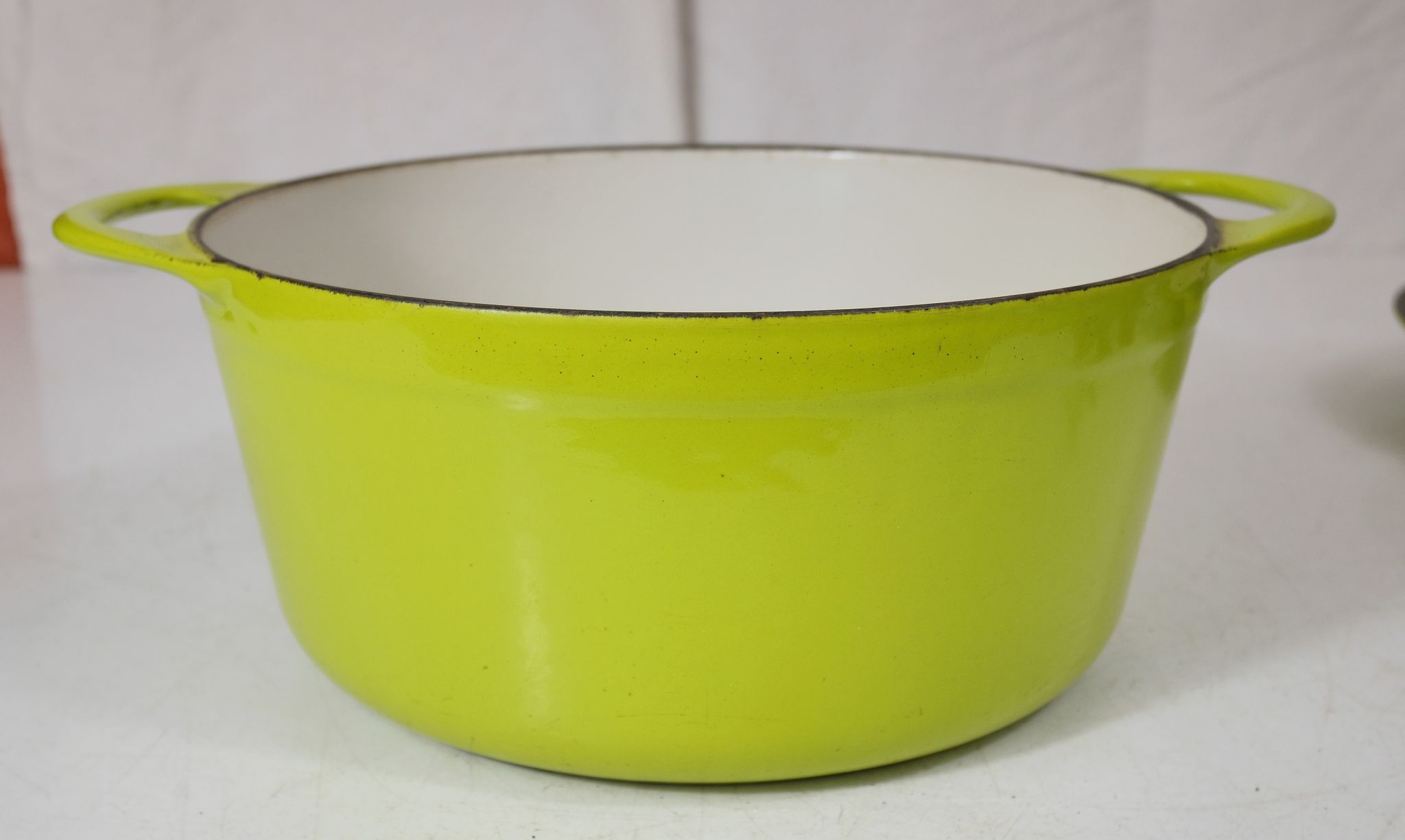 Cast iron casserole Cousance Le Creuset green diameter 22 cm