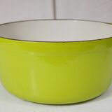 Cocotte en fonte Cousance Le Creuset verte diametre 22 cm