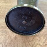 Amphora, large Napoleon III vase in brass.