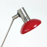 Midcentury Red Table Lamp By Aka Leuchen, Germany 1970s