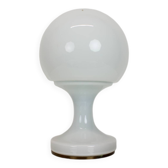 All Glass Table Lamp by Valasske Mezirici, 1960s, Czechoslovakia