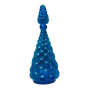 bouteille verre bleu