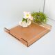 Large plexiglass serving tray, vintage 1970s design