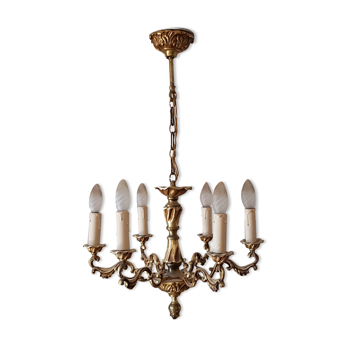 Bronze chandelier Louis XV style