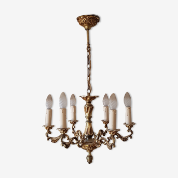 Bronze chandelier Louis XV style